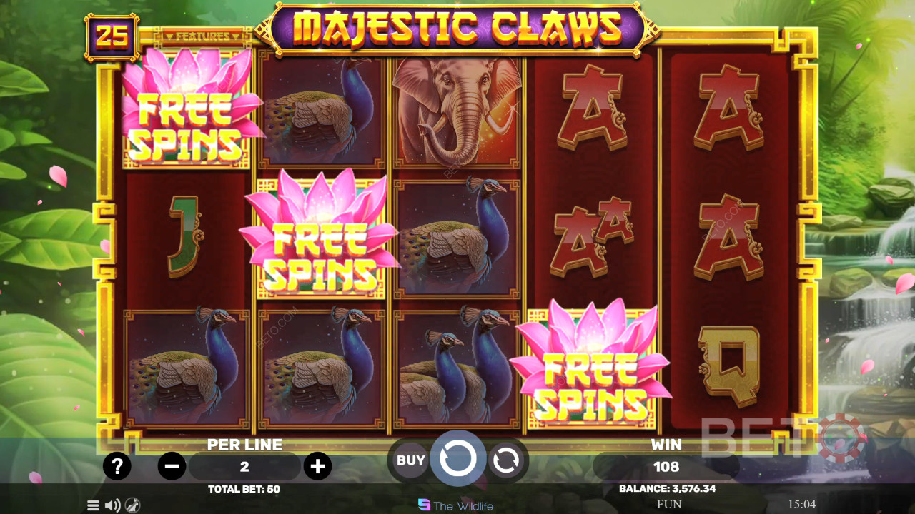 BETO 老虎機評論 Majestic Claws
