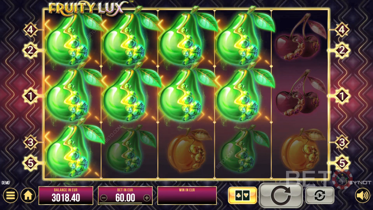 BETO 老虎機的 Fruity Lux 評論