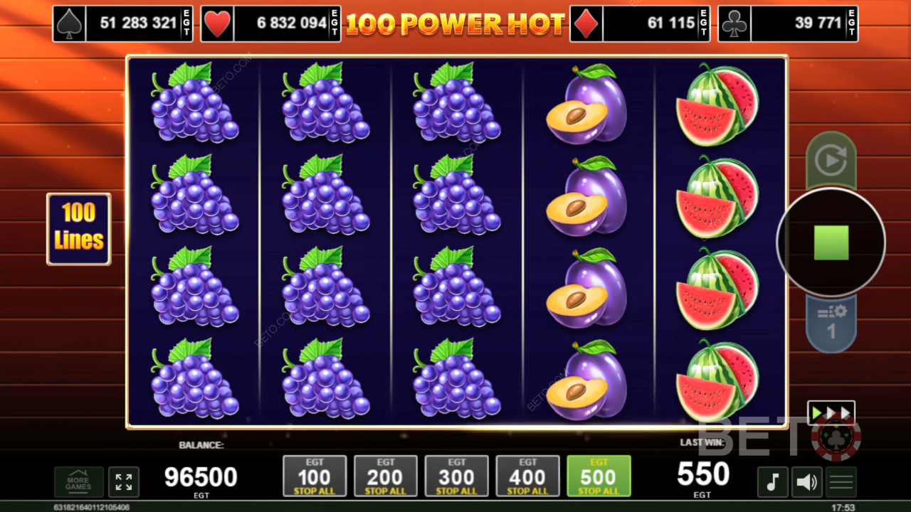 BETO Slots 的 100 Power 熱門評論
