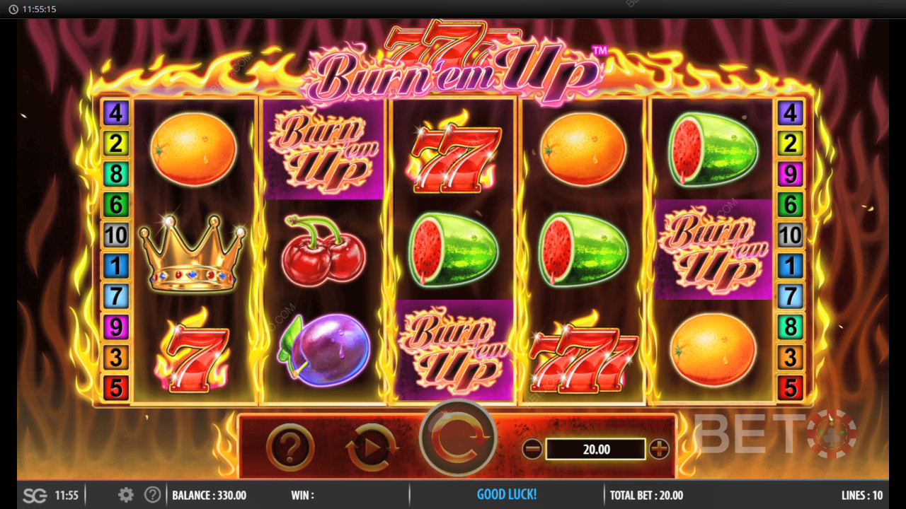 777 Burn' Em Up 免費遊戲