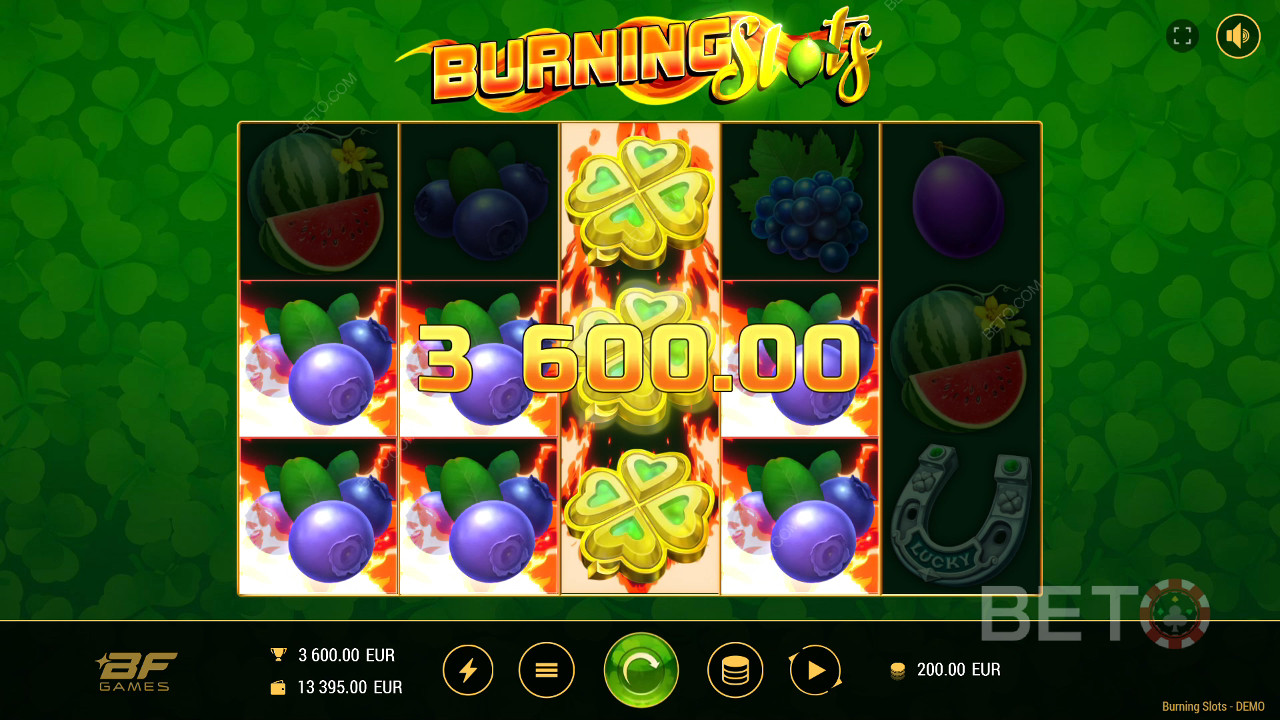 BETO Slots 的 Burning 老虎機評論