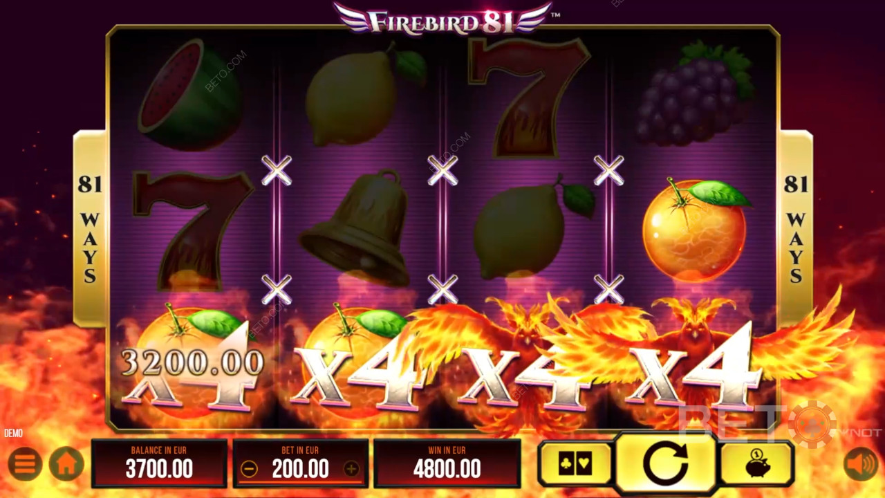 BETO 老虎機評論 Firebird 81