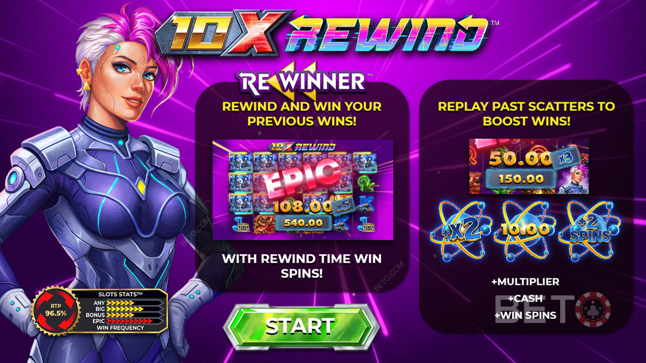 在10x Rewind開始賭博冒險