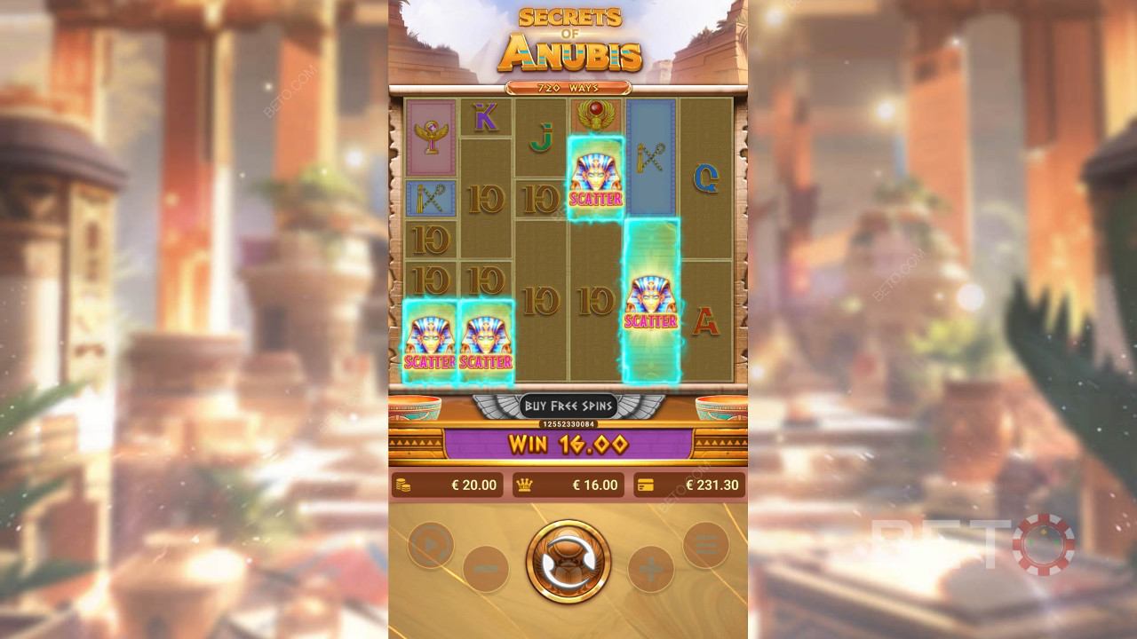 Secrets of Anubis 免費遊戲