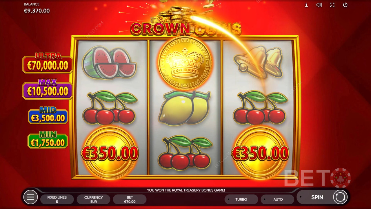 Crown Coins 免費遊戲