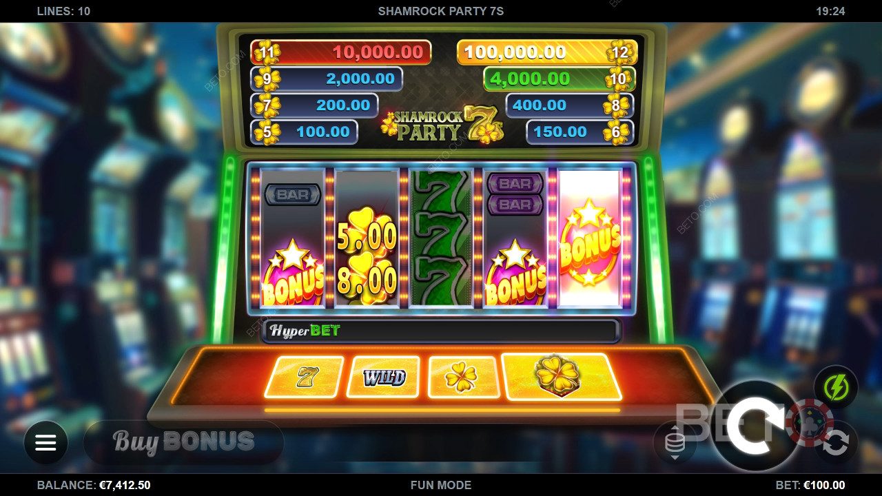 Shamrock Party 7s 免費遊戲