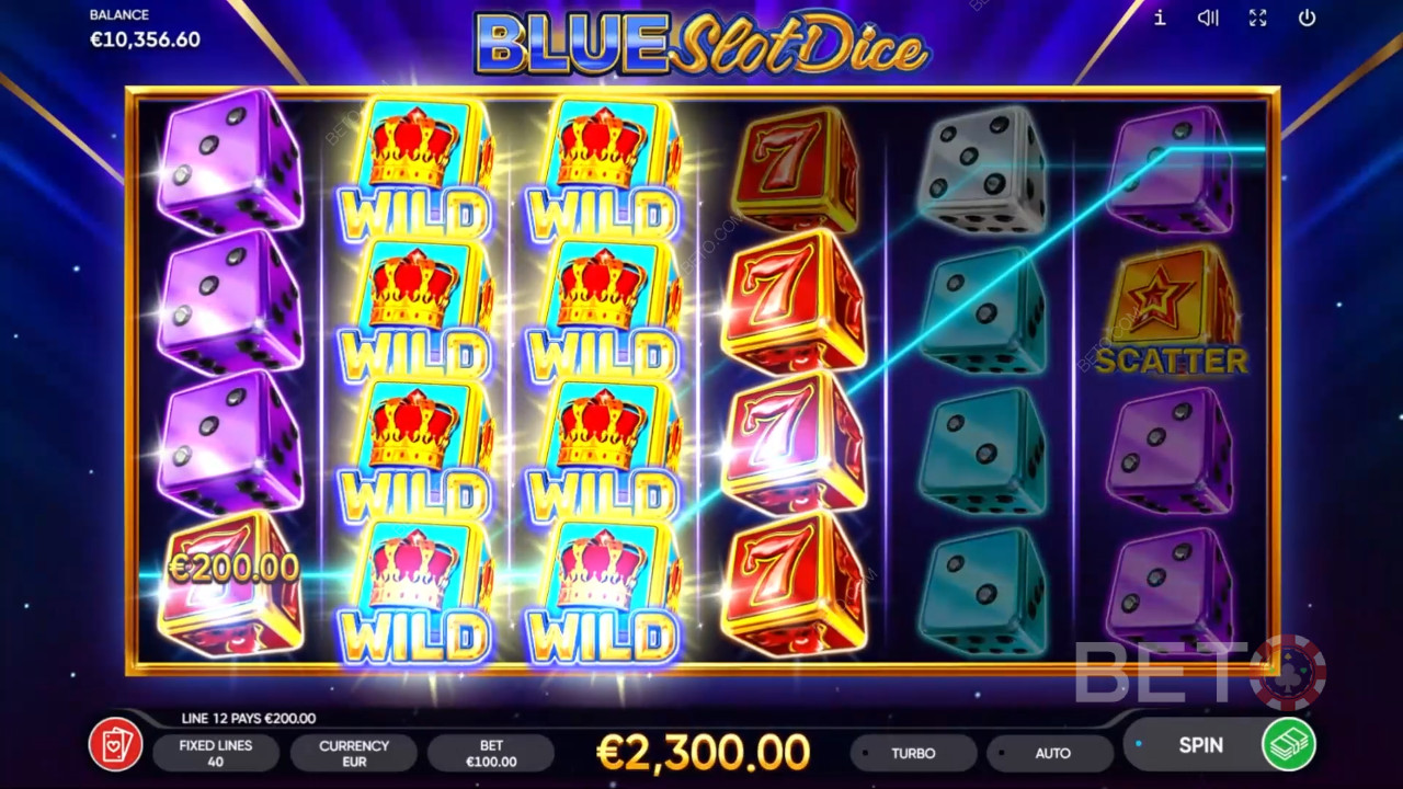 BETO 老虎機的 Blue Slot Dice 評論