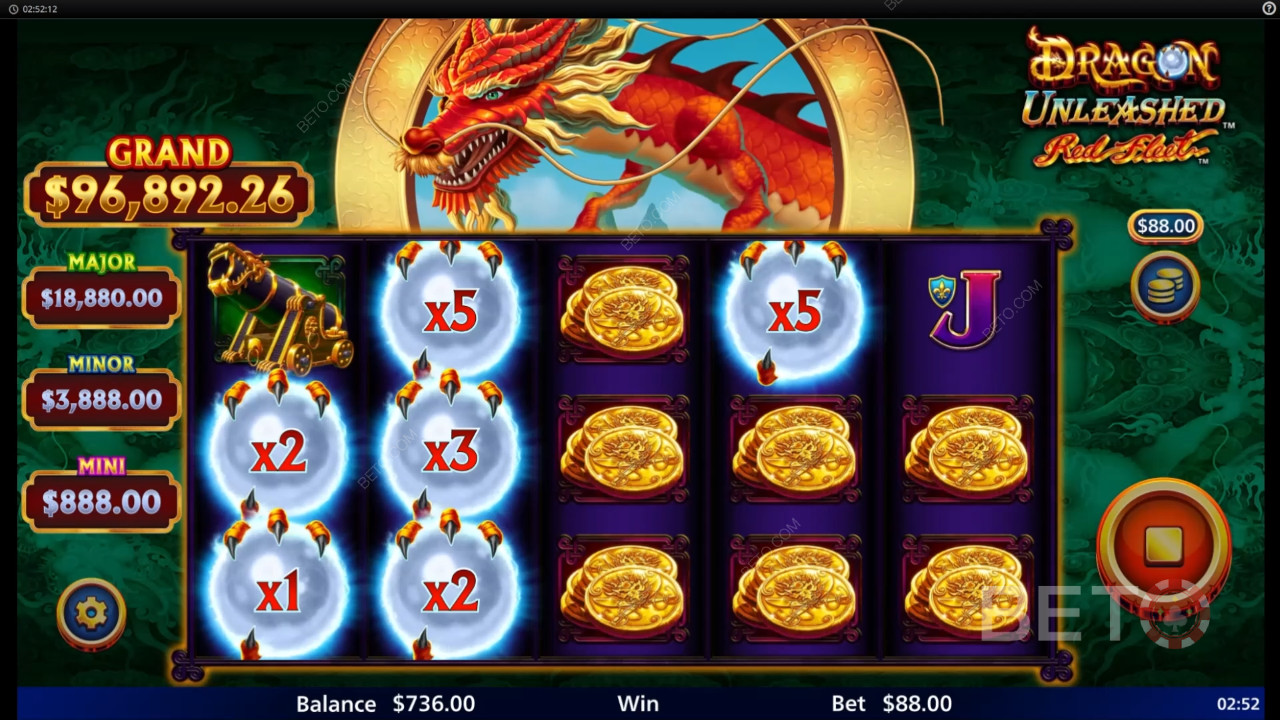 Dragon Unleashed - Red Fleet 評論（BETO 老虎機）