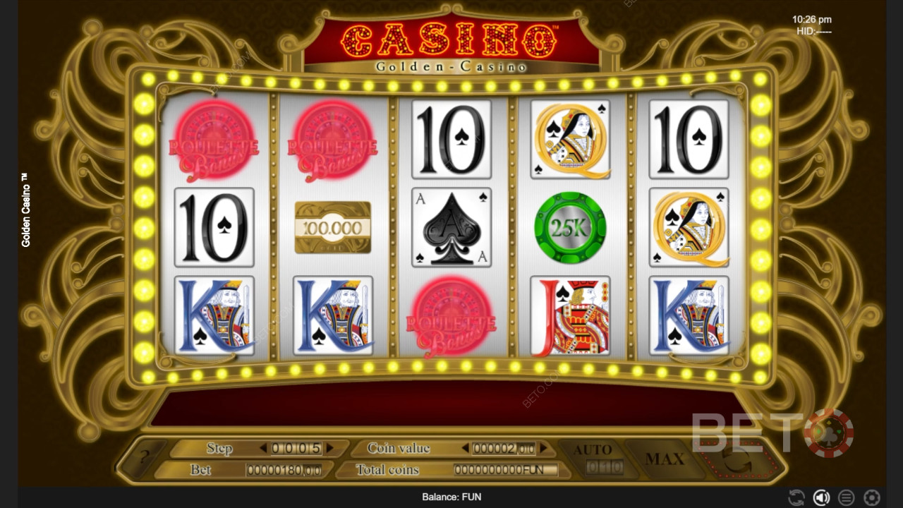 Golden Casino 免費遊戲