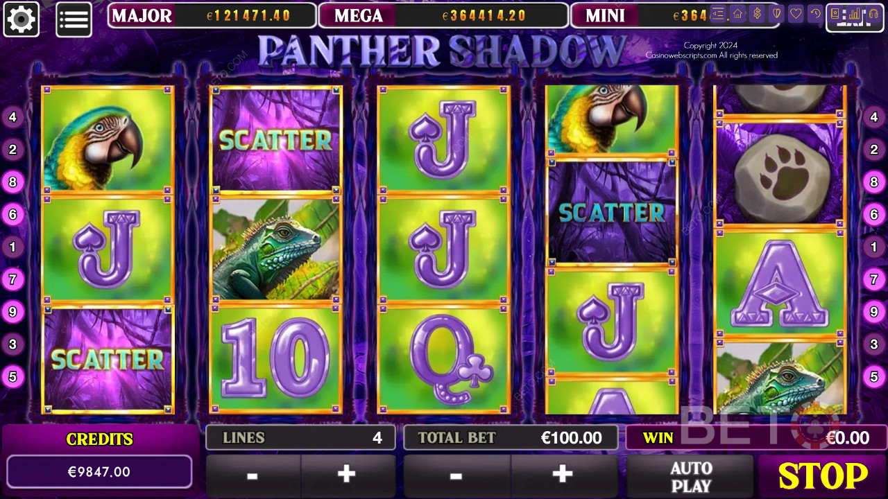 BETO 老虎機的 Panther Shadow 評論