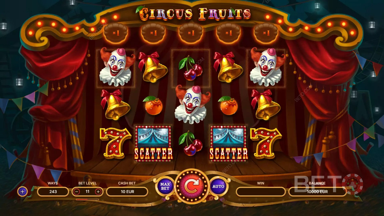 TrueLab 的創新Circus Fruits視頻插槽