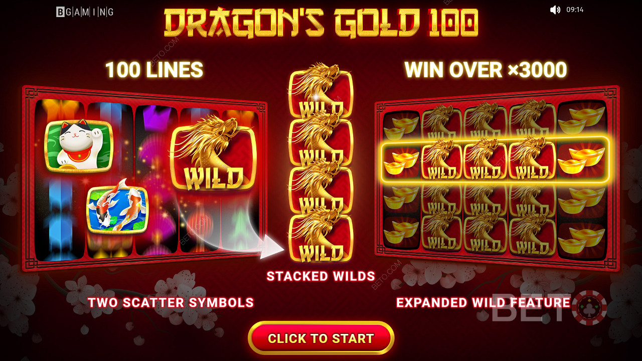 不要錯過 Dragons Gold 中令人興奮的分散符號