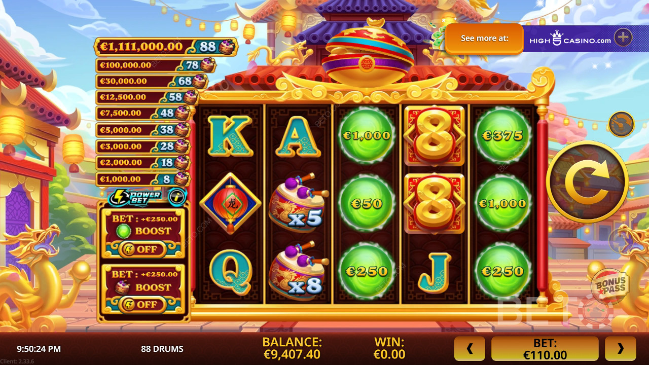 BETO Slots 對 88 Drums 的評價
