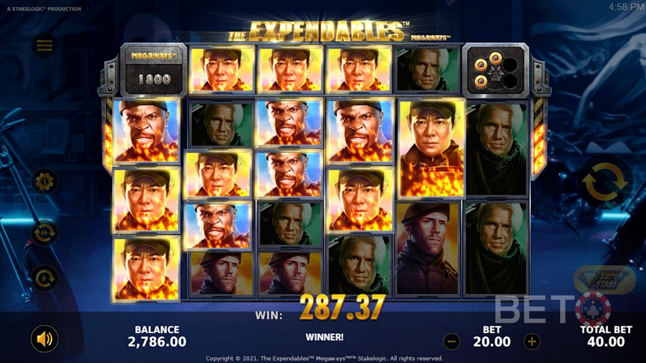 The Expendables New Mission Megaways 免費遊戲