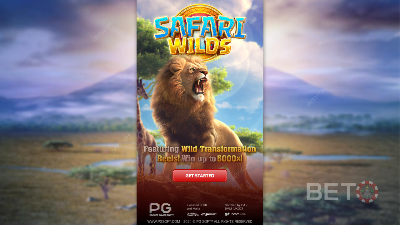 如何玩PG Soft的 Safari Wilds