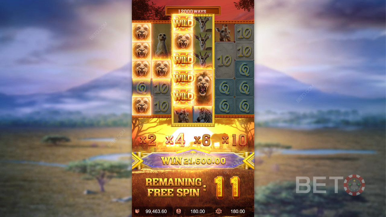 PG Soft Safari Wilds 的額外功能詳解