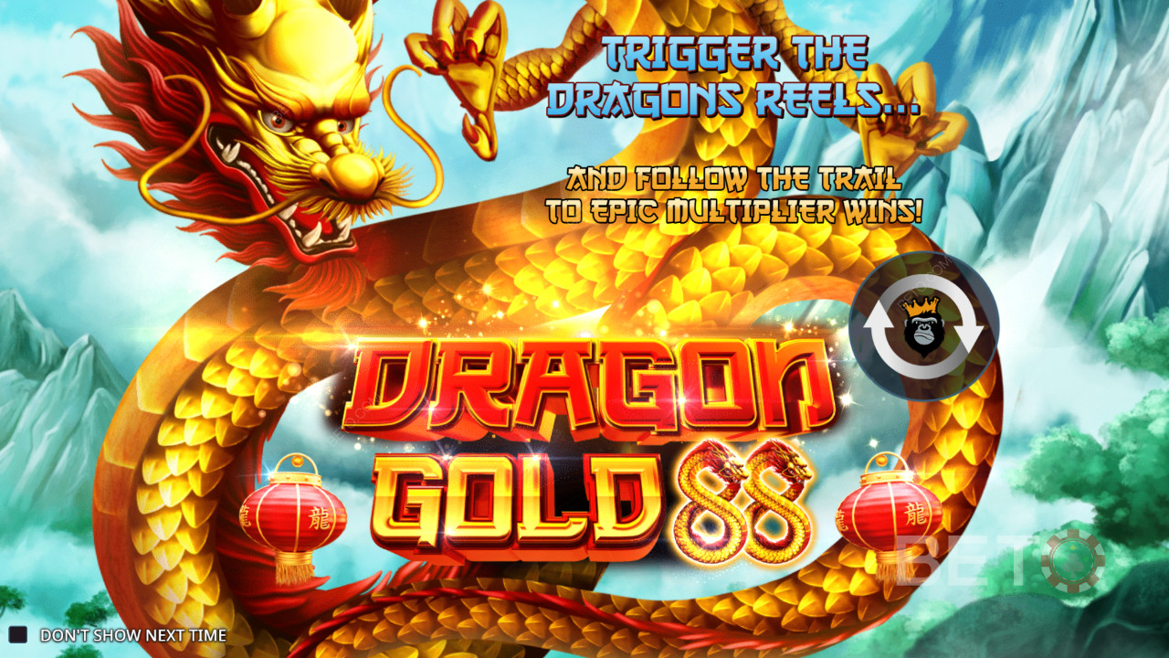 在 Dragon Gold 88 老虎機中贏取 5,000 倍賭注！