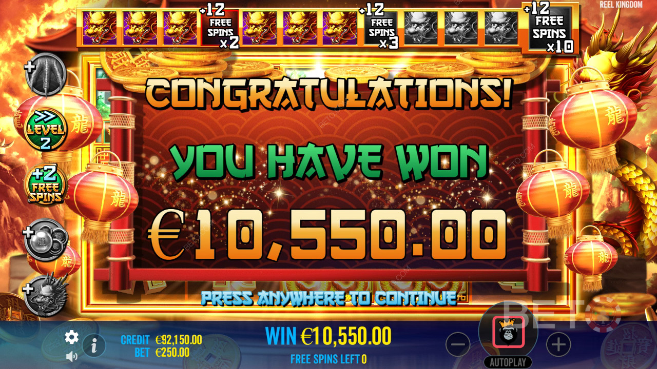 Reel Kingdom的 Dragon Gold 88 獎勵功能詳解