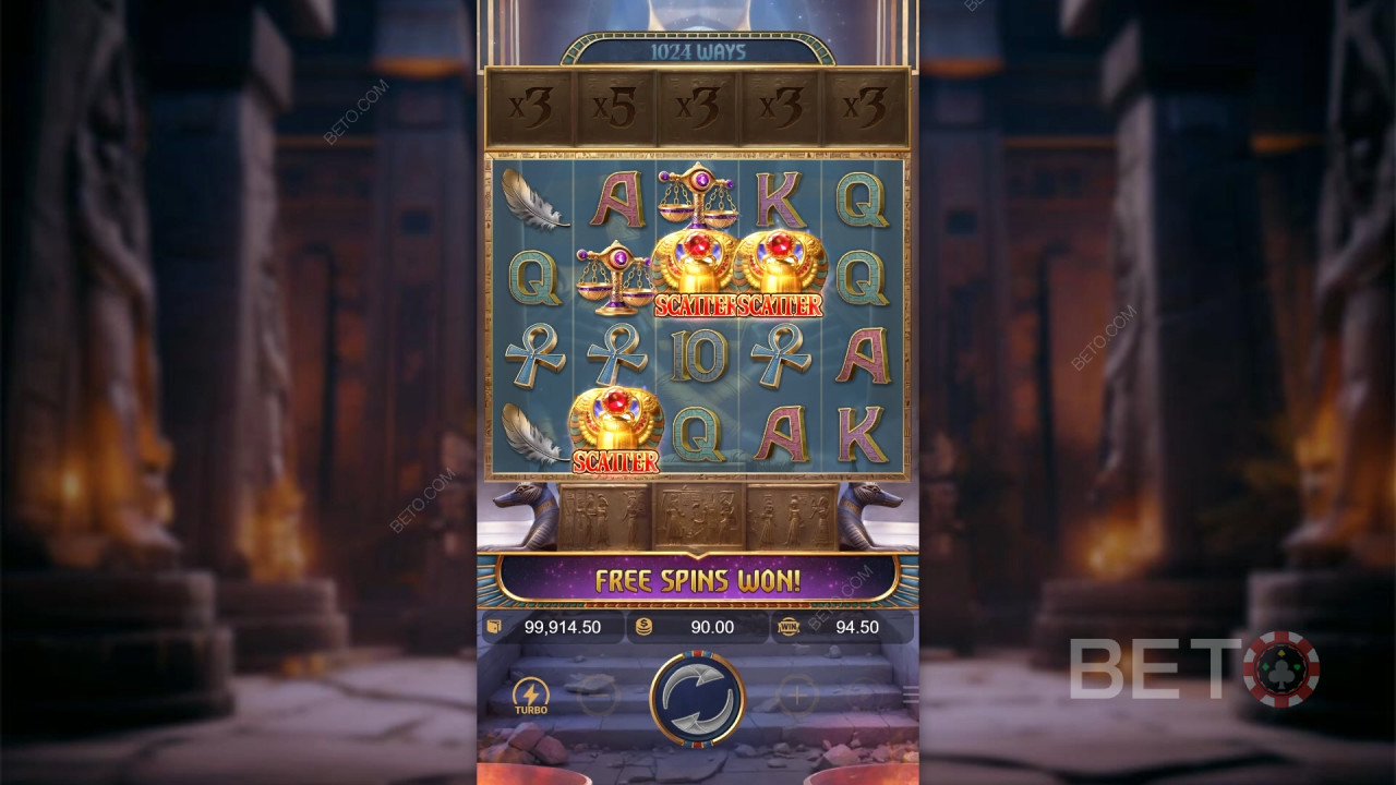 BETO Slots 評測：阿努比斯之怒