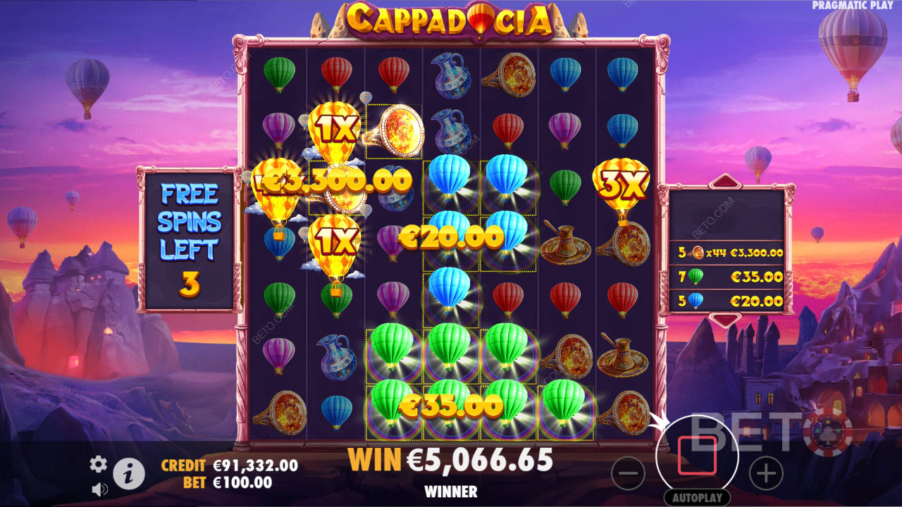 Cappadocia (Pragmatic Play) 免費遊戲