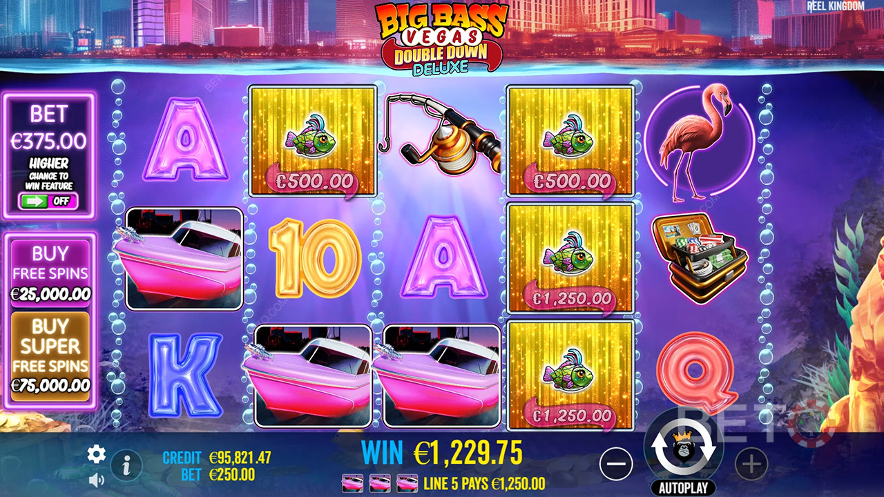 如何玩Reel Kingdom的 Big Bass Vegas Double Down Deluxe