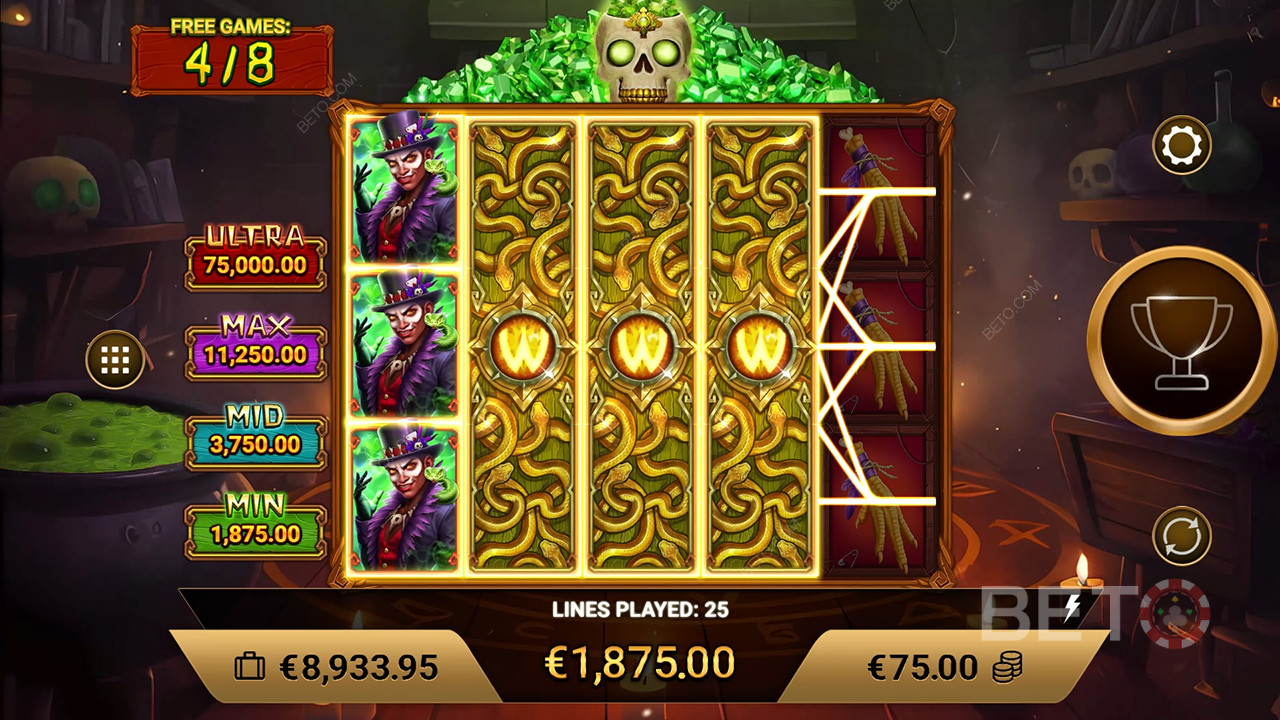 BETO Slots 的 Voodoo Charms 評論