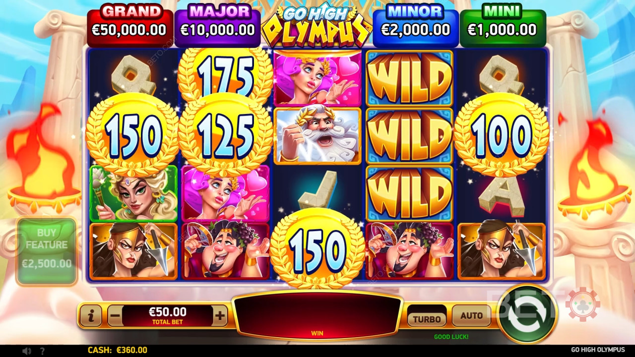 BETO Slots 的 Go High Olympus 評論