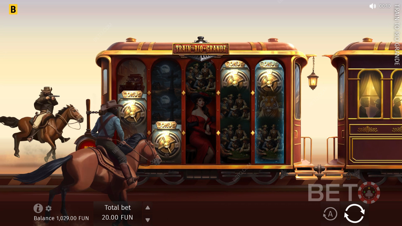 BETO Slots 推出的《開往裡奧格蘭德的火車》評論