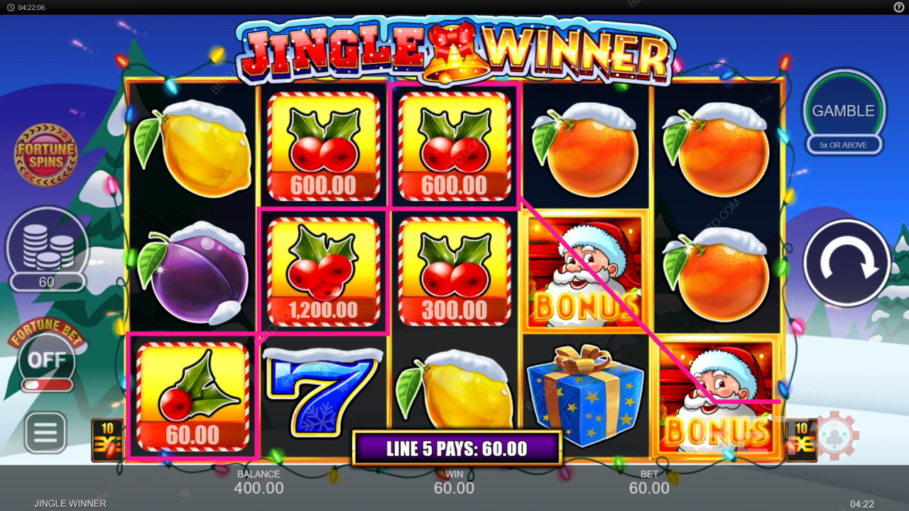 如何玩Inspired Gaming的 Jingle Winner