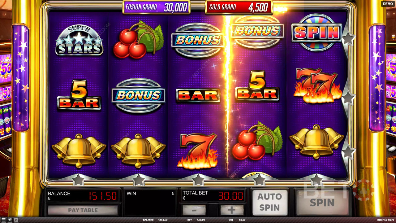 BETO Slots 評測 Super 50 Stars