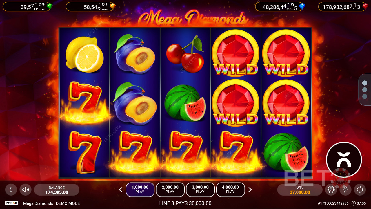 BETO Slots 的 Mega Diamonds 評論