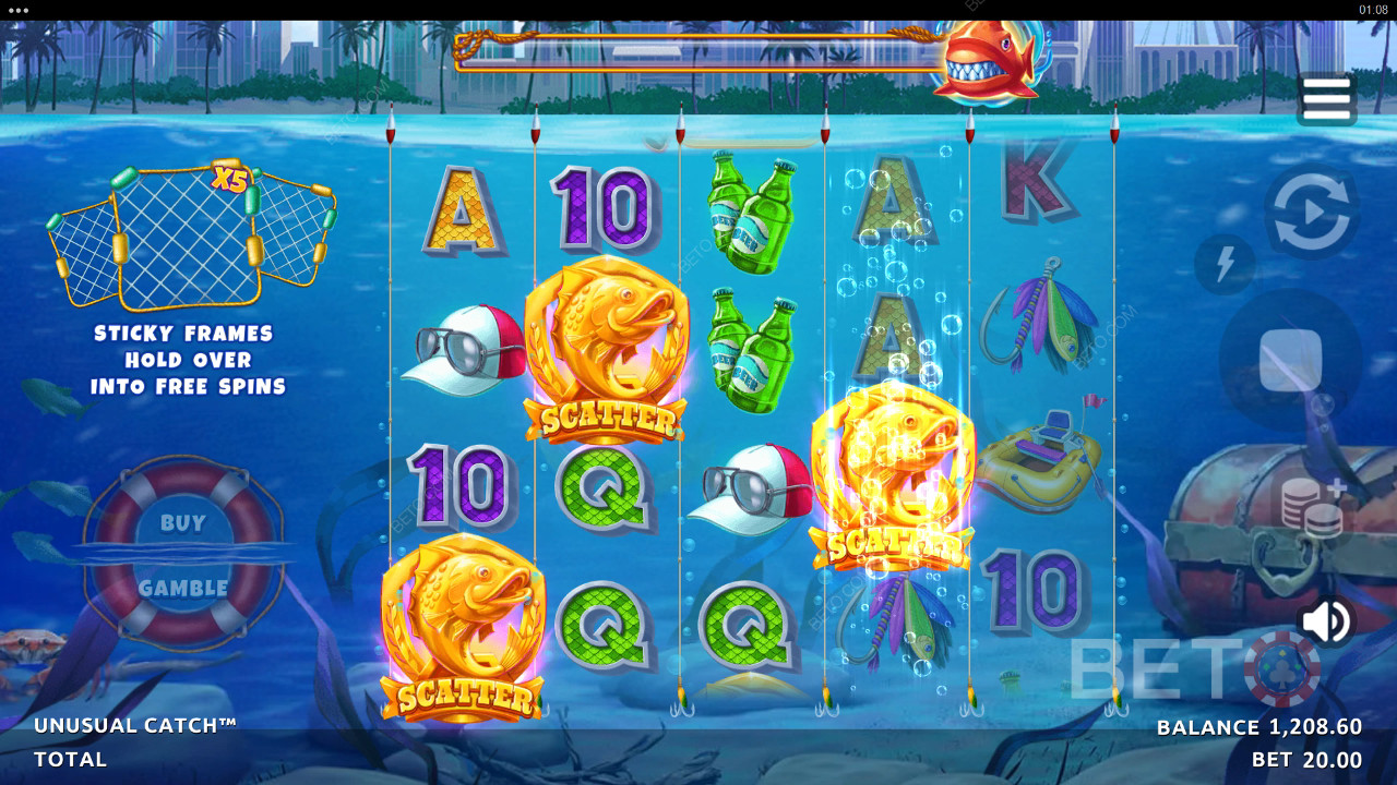 BETO Slots 的 Unusual Catch 評論