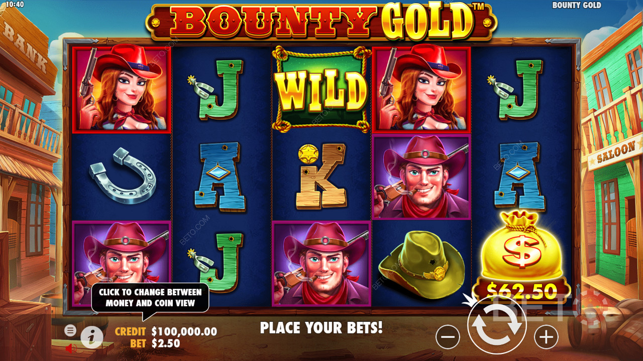 Bounty Gold產生 25 條支付線