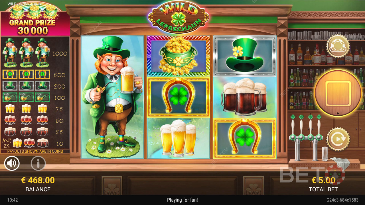 BETO Slots 的 Wild Leprechaun 評論