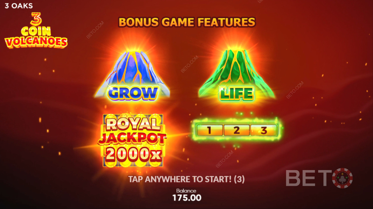 3 Oaks Gaming 推出的 3 Coin Volcanoes 遊戲的獎勵功能詳解