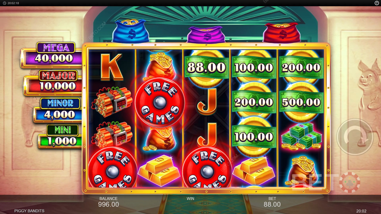 BETO Slots 的 Piggy Bandits 評論