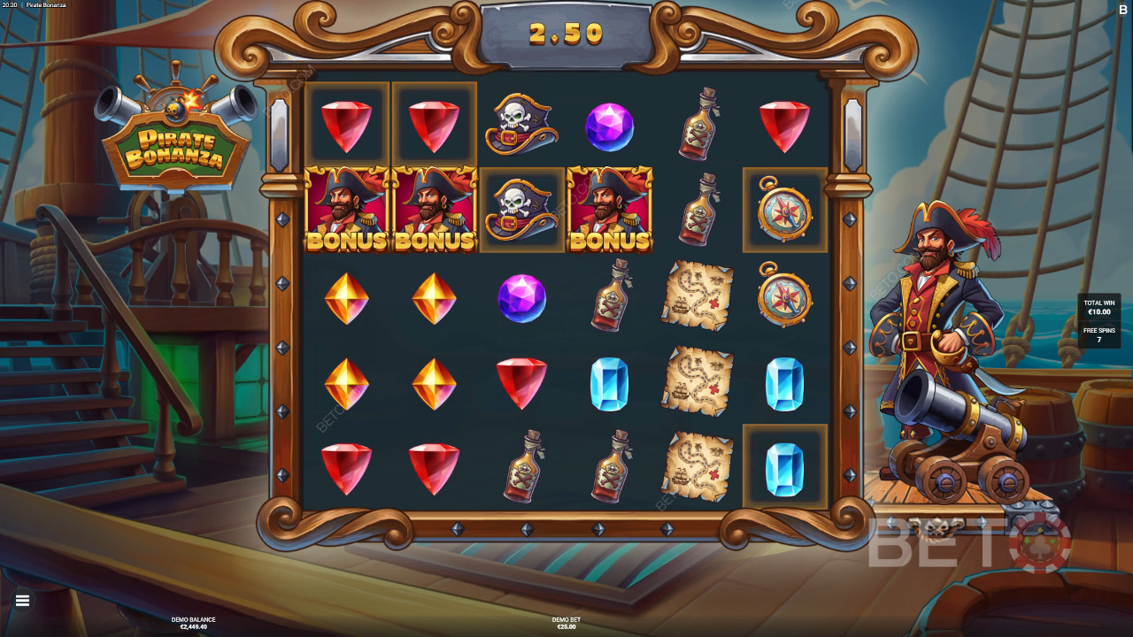 如何玩 Backseat Gaming 的 Pirate Bonanza