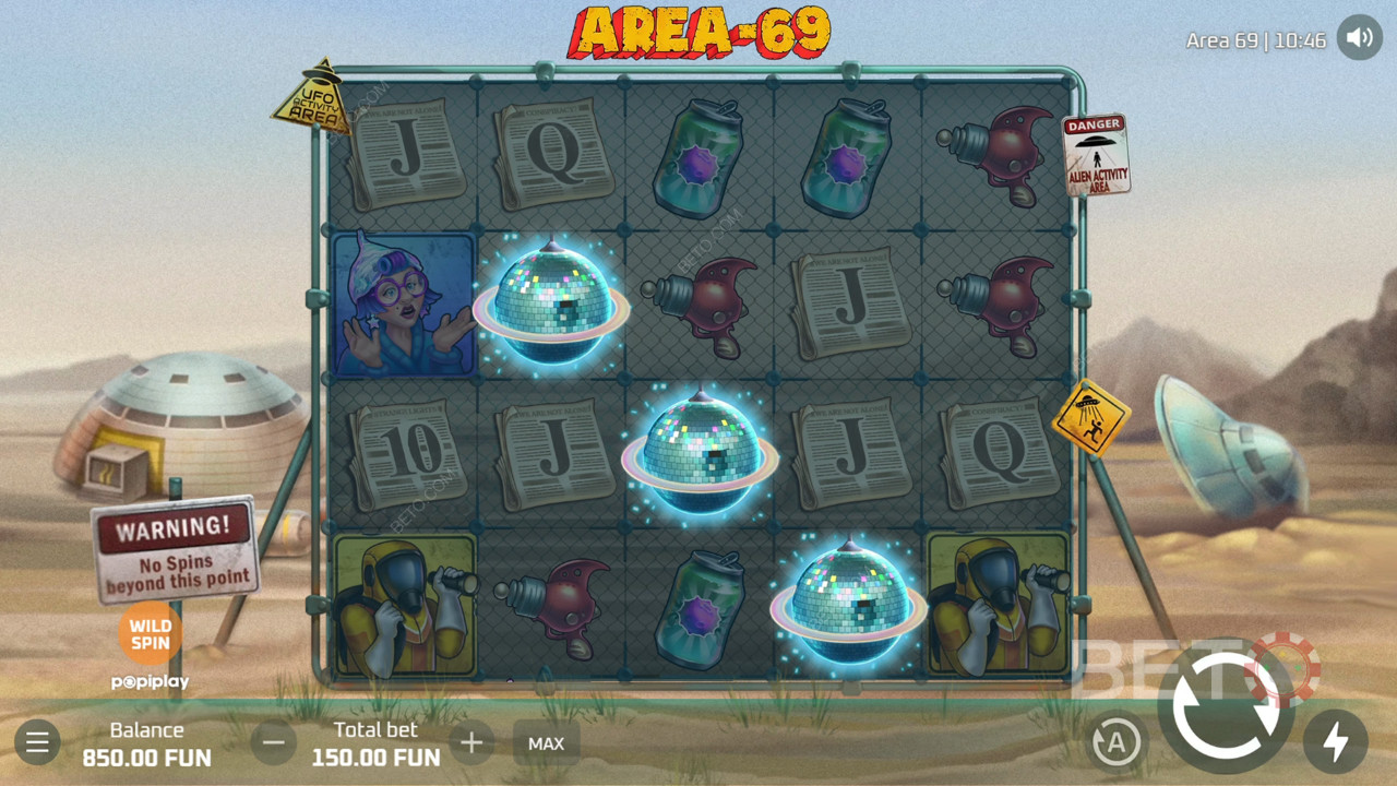 BETO Slots 的 Area 69 評論