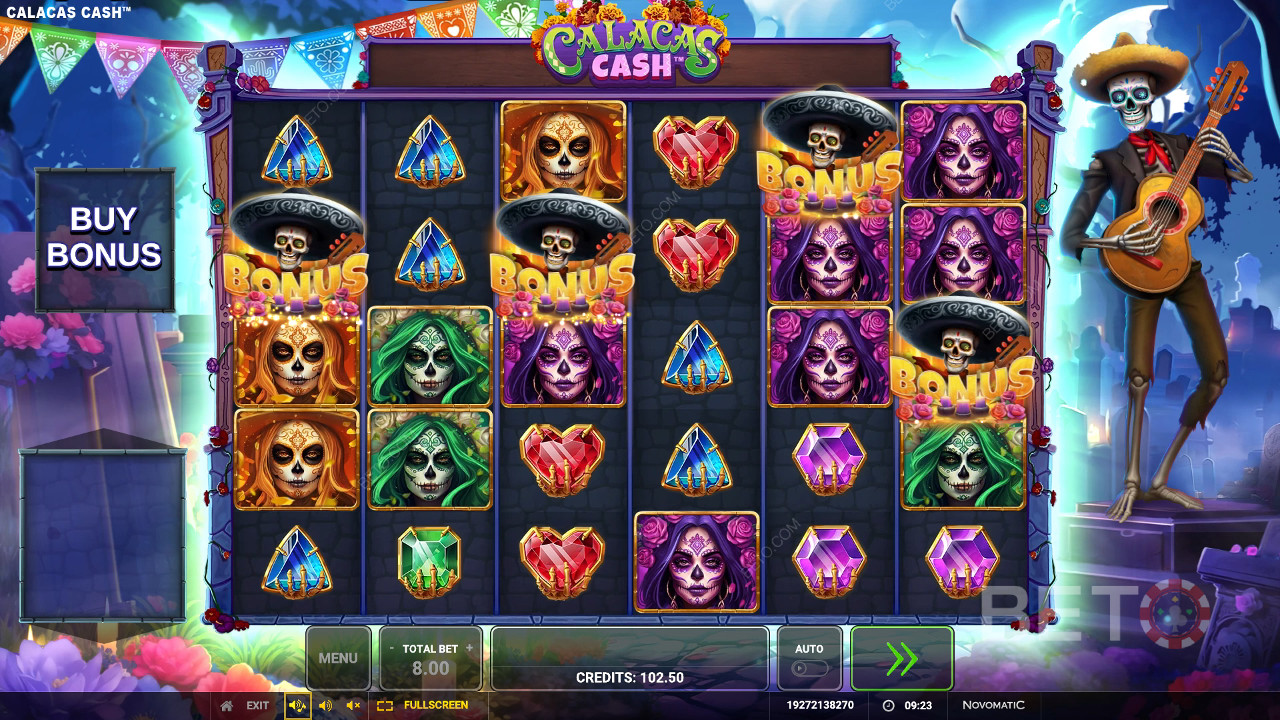 BETO Slots 的 Calacas Cash 評論