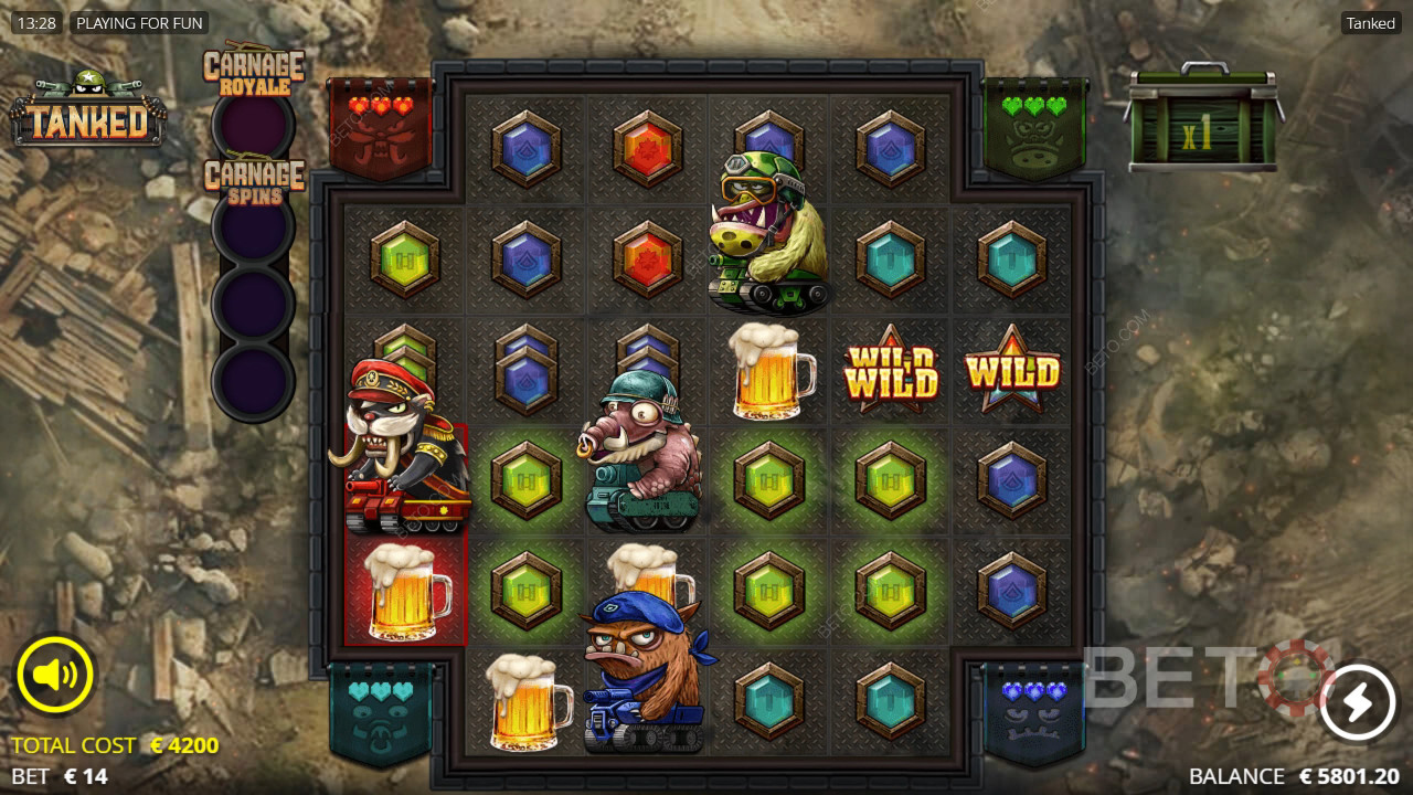 BETO Slots 的 Tanked 評測