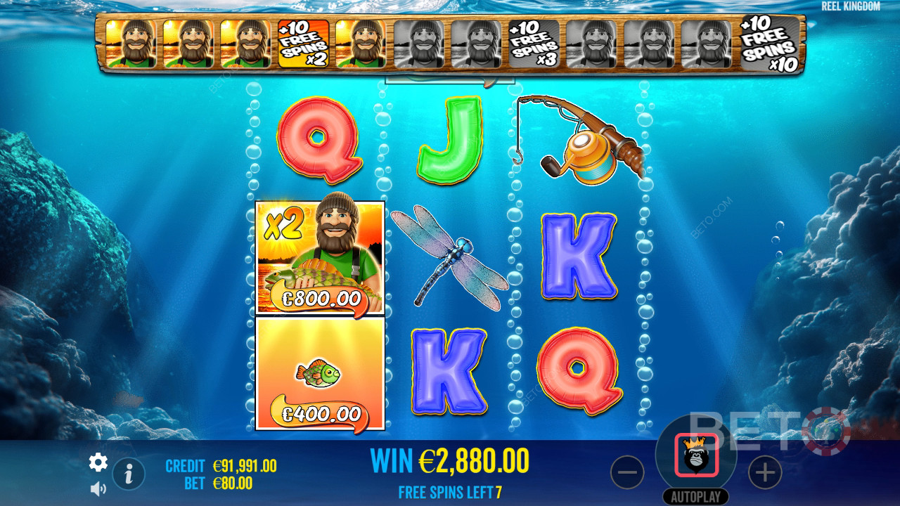 Reel Kingdom出品的Big Bass Bonanza 3 Reeler》詳細介紹了獎勵功能。