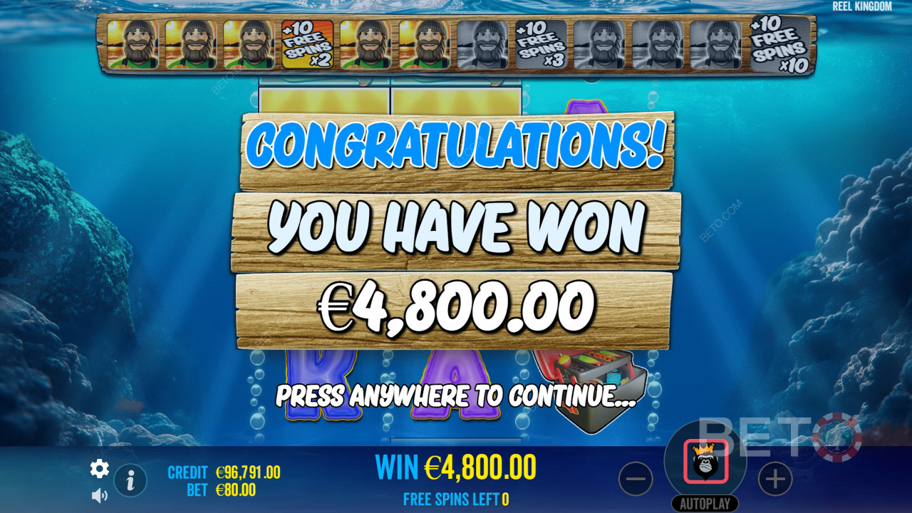 在Big Bass Bonanza 3 Reeler 老虎機遊戲中贏取 5,000 倍投注額！
