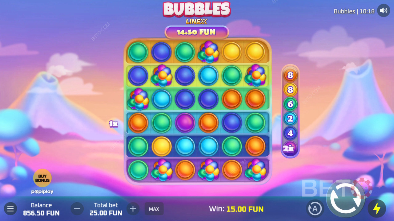 BETO Slots 的 Bubbles 評論