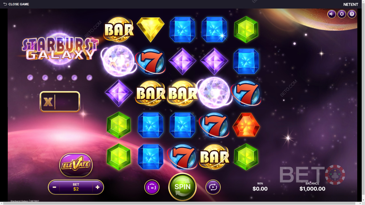 如何玩NetEnt的Starburst Galaxy