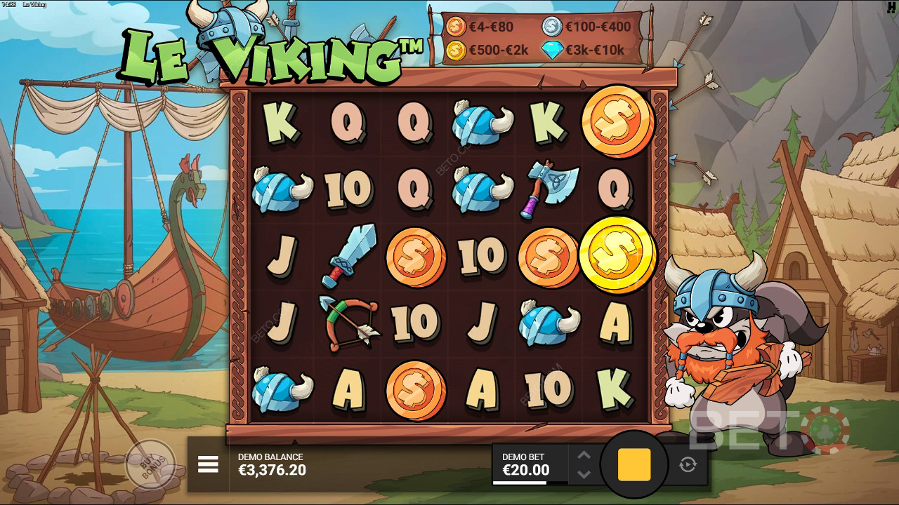 如何玩Hacksaw Gaming的 Le Viking