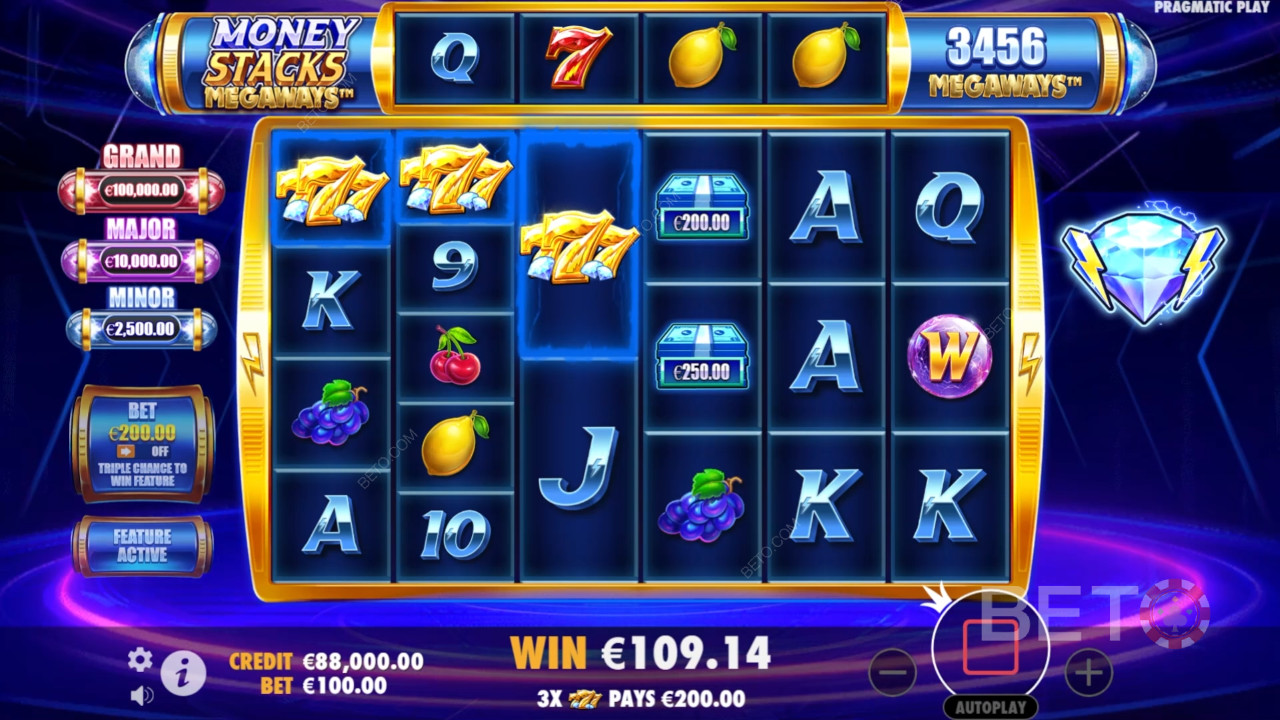 BETO Slots 對 Money Stacks Megaways 的評論