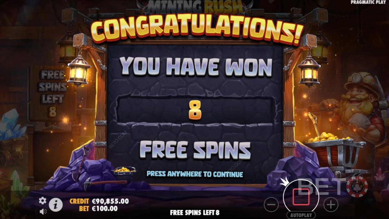 Pragmatic Play的《Mining Rush》獎勵功能詳解