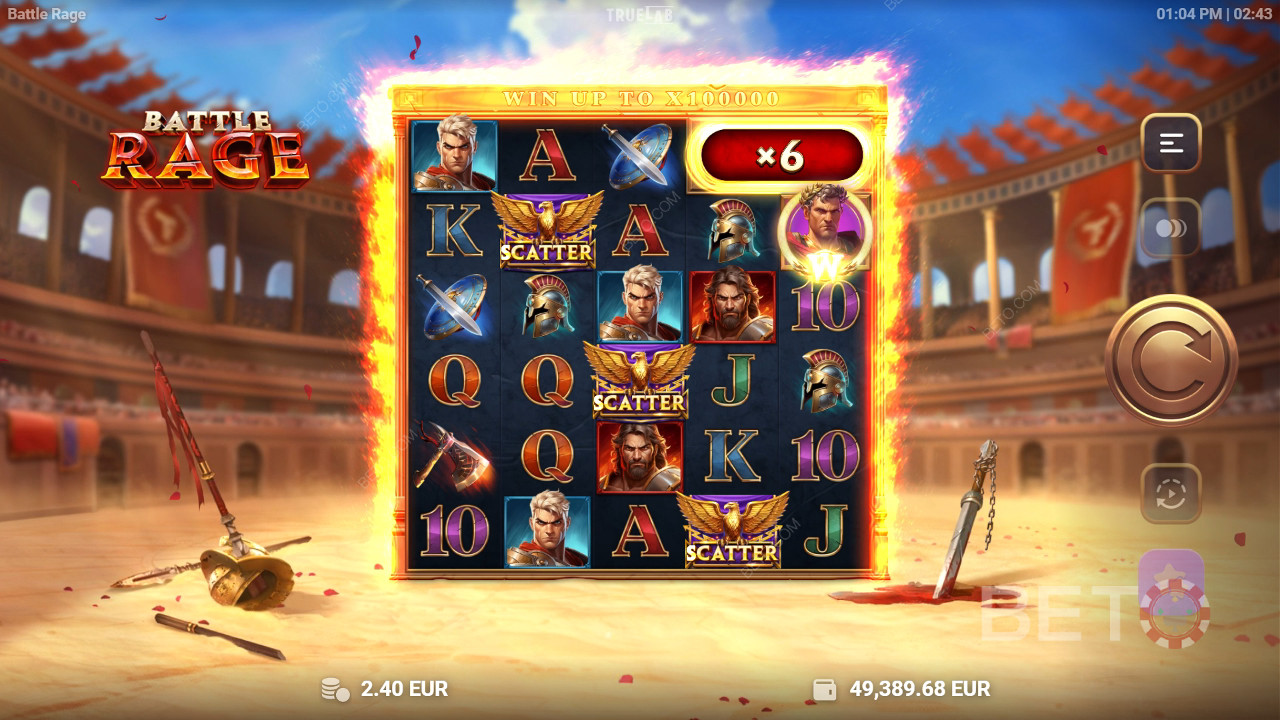 BETO Slots 的 Battle Rage 評論
