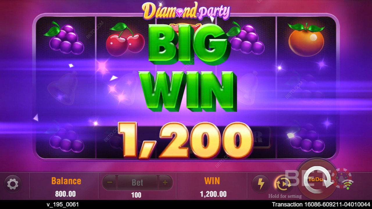 BETO Slots 的鑽石派對評論