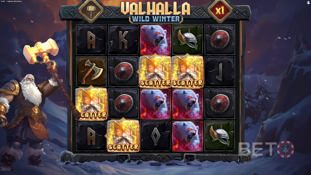 BETO Slots 評測：Valhalla Wild Winter